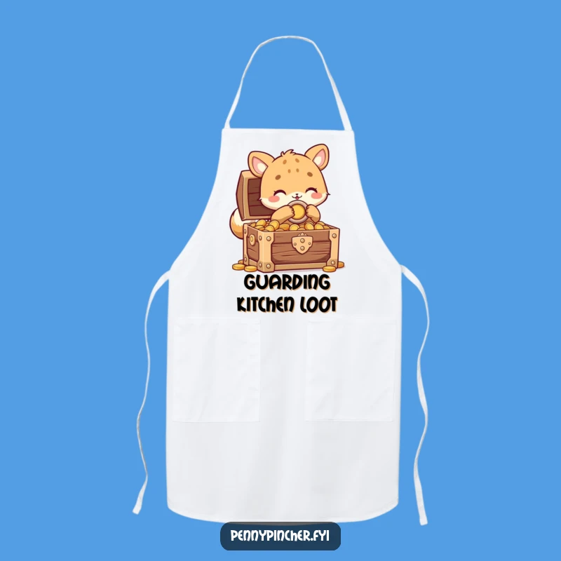 Funny Animal Treasure Apron: Secure Baker, Perfect Humorous Gift