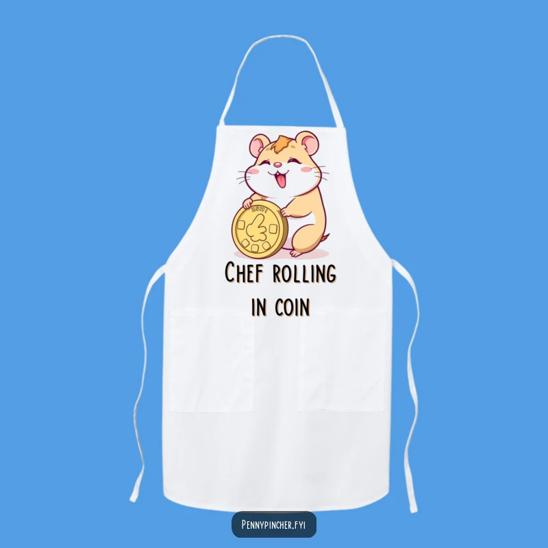 Funny Hamster Chef Apron: Hilarious Kitchen Companion for Lucky Cooks