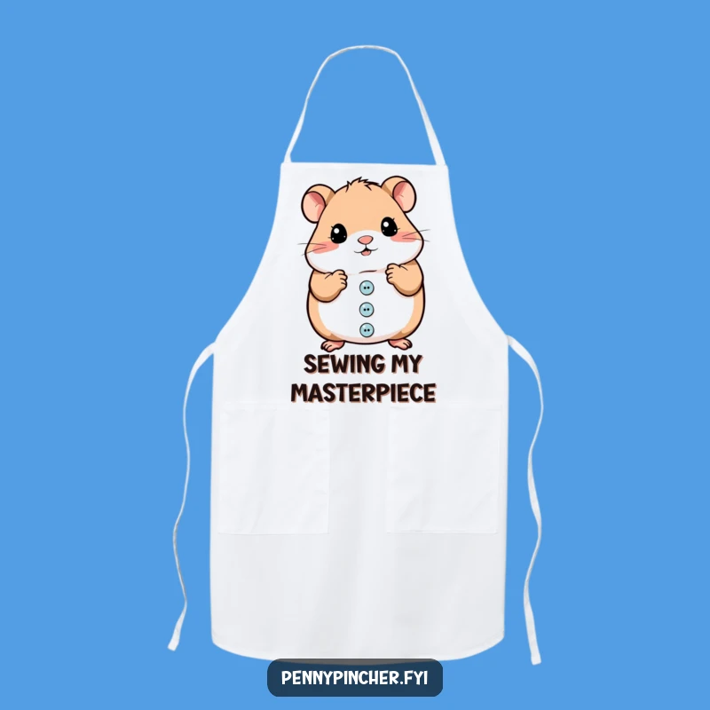 Funny Hamster Kitchen Apron - A Humorous Gift for Cooks