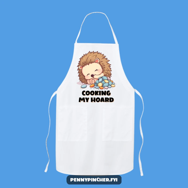 Funny Hedgehog Chef Apron: Hilarious Kitchen Companion for Cozy Cooks