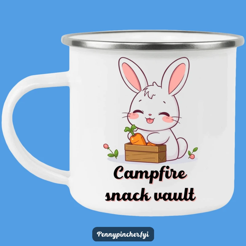 Funny Rabbit Explorer's Carrot Mug - Outdoor Adventure Gift