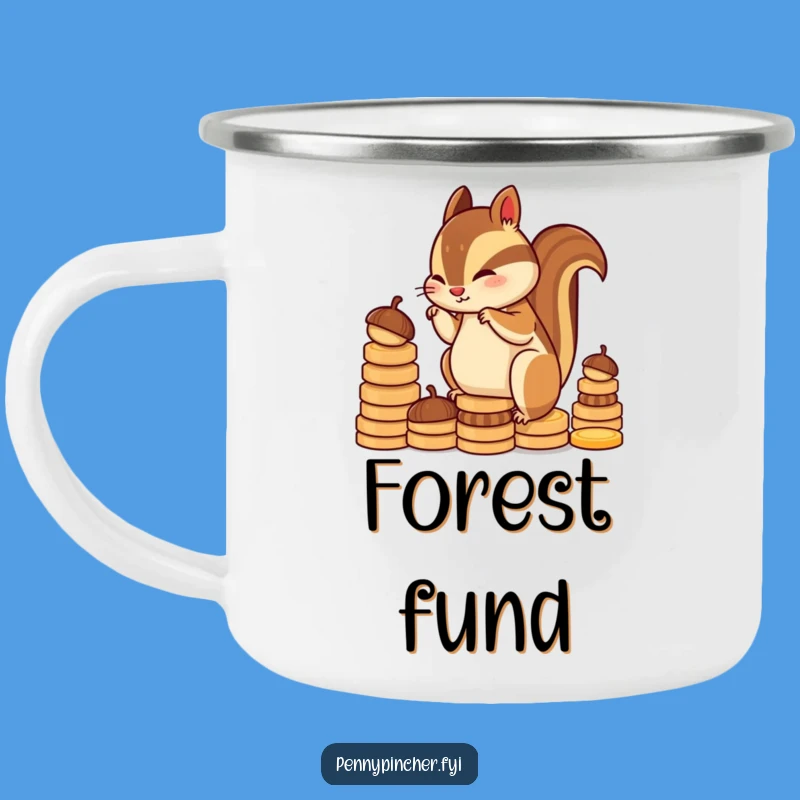 Funny Chipmunk Camping Mug: Diligent Stacker, Funny Gift for Outdoors