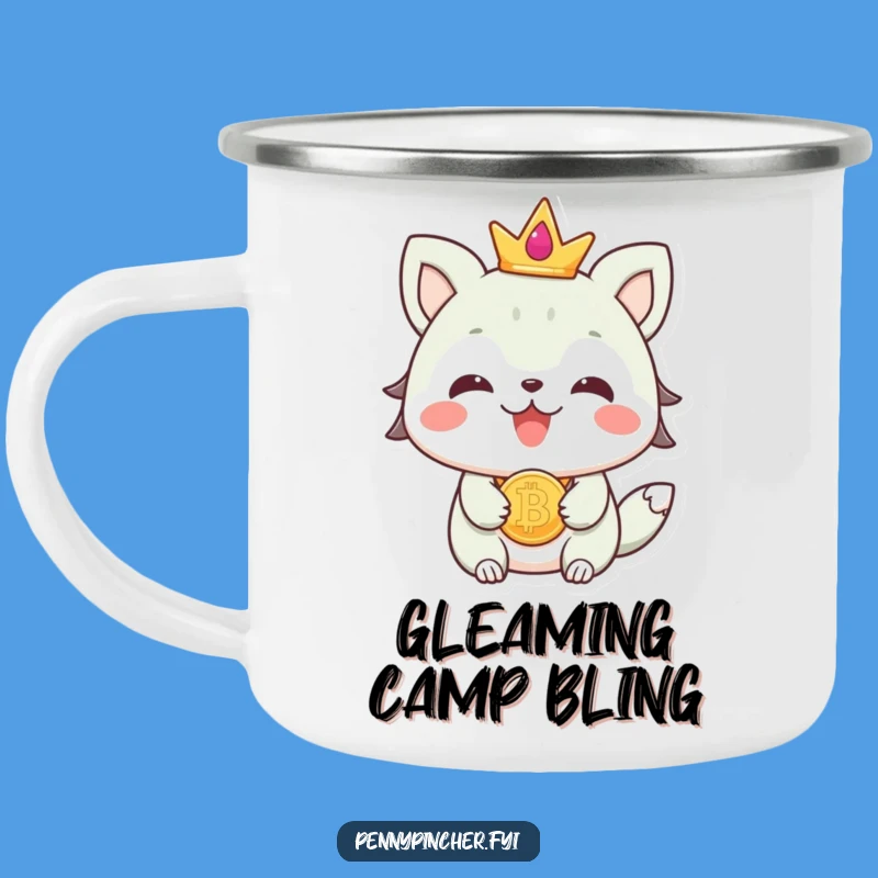 Funny Animal Camping Mug: Durable & Beaming Coin Jewelry Drinkware