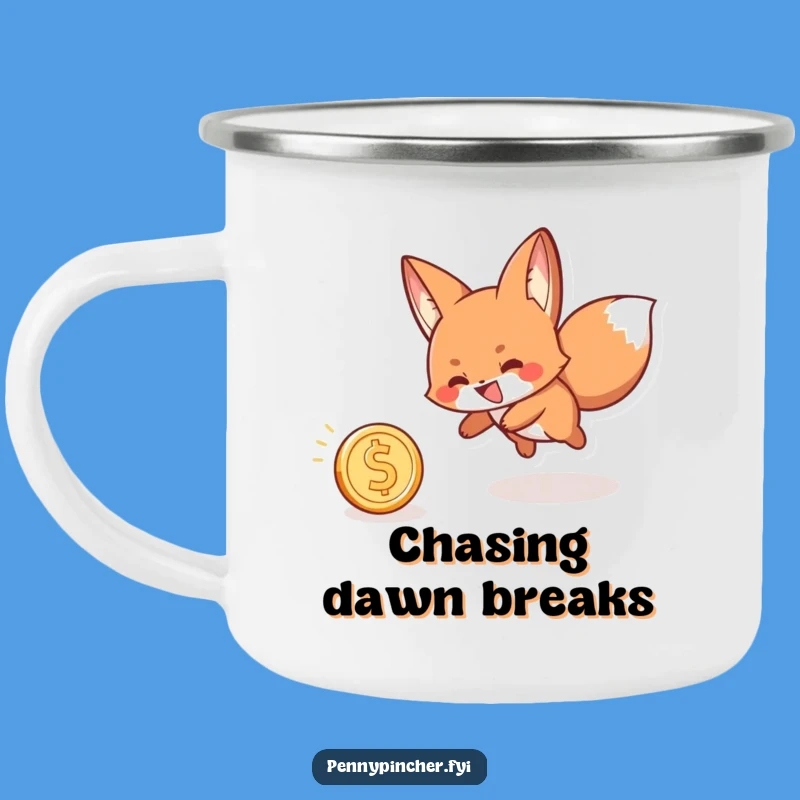 Funny Fox Trail Mug: Durable Humor for Playful Campers