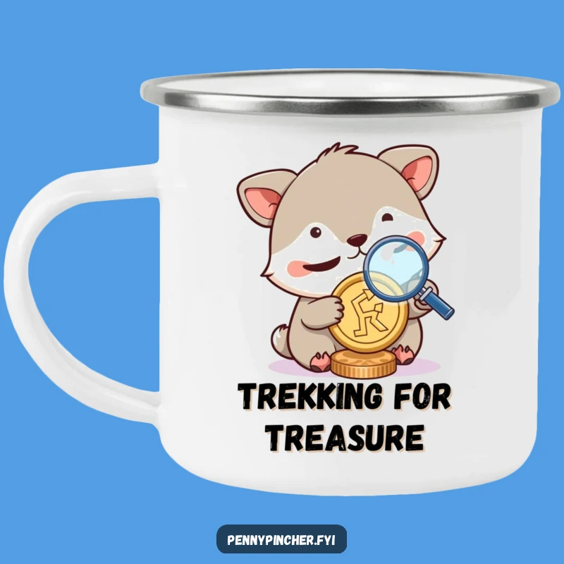 Funny Squinting Animal Camping Mug - Inspect the Wilderness!