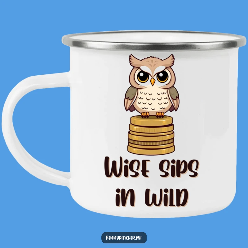 Funny Owl Expedition Mug: Durable Humor for Wise Campers