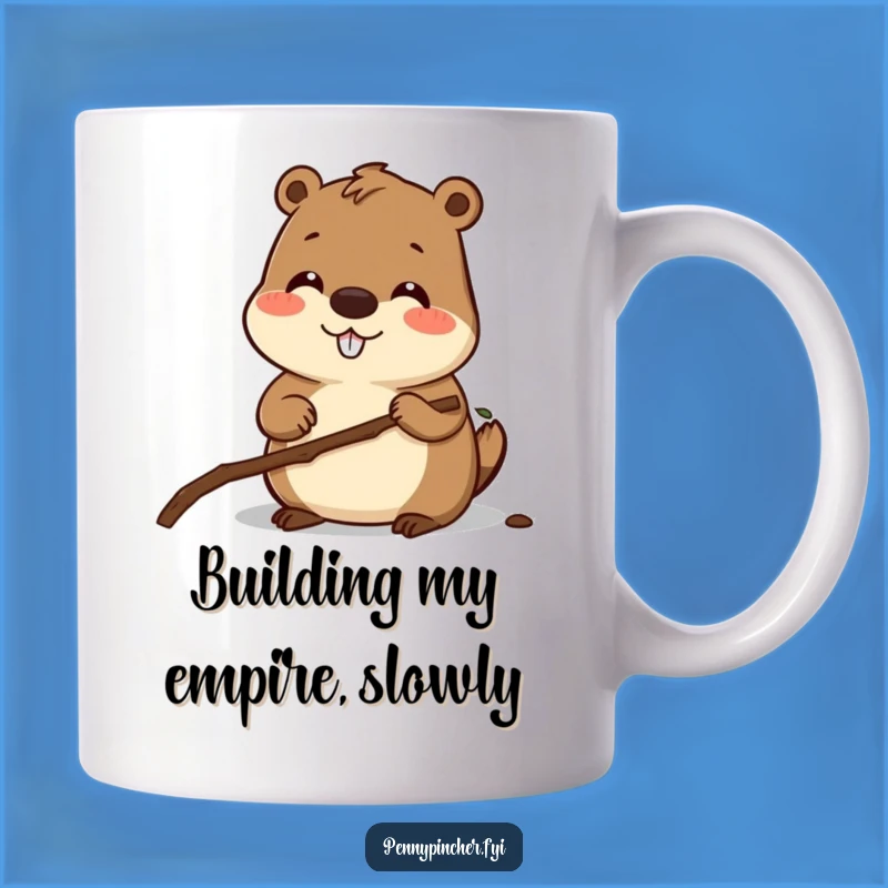 Funny Beaver Builder Mug - Precision Craftsmanship Humor Gift