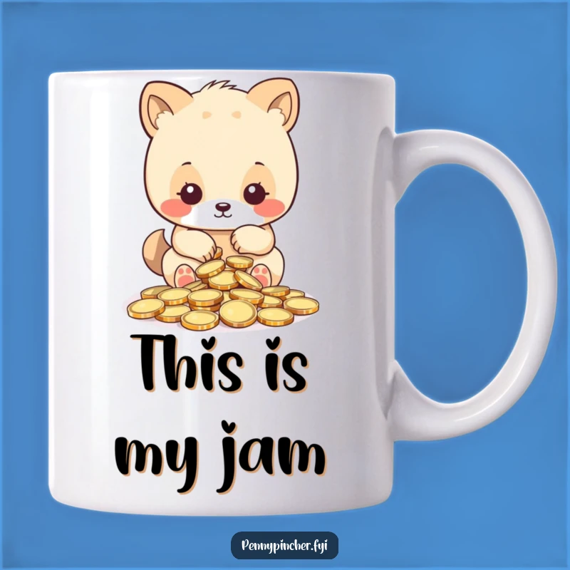 Funny Counting Animal Mug - Precise Money Lover Funny Gift Idea