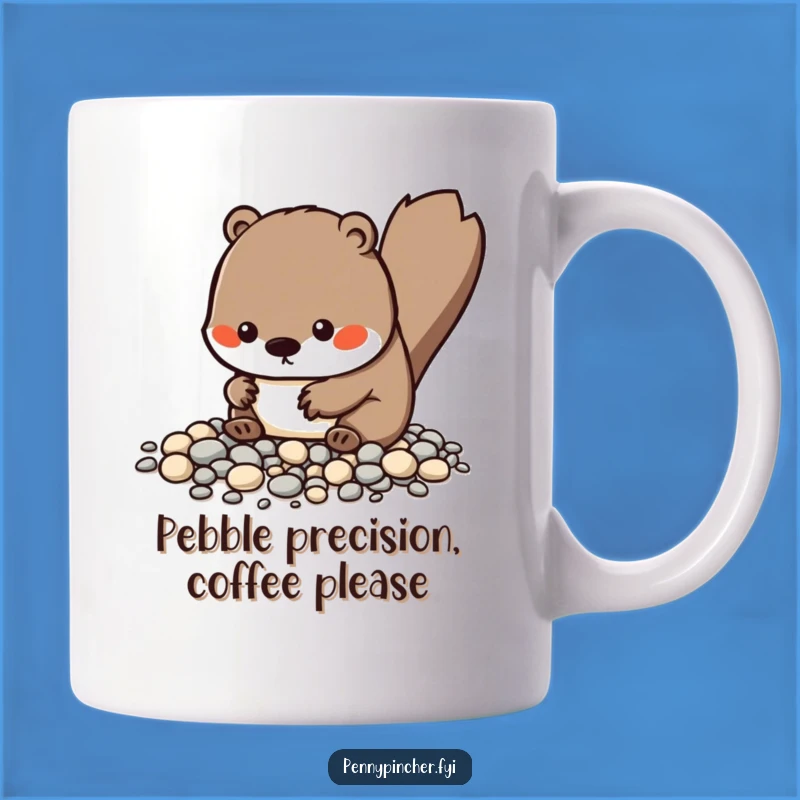 Funny Kawaii Beaver Mug, Meticulous Organizer, Perfect Gift for Neat Freaks
