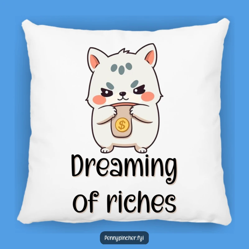 Funny Determined Animal Pillow - Squishy Comfort for the Savvy!