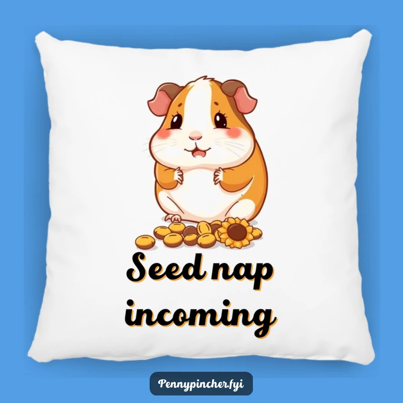 Funny Guinea Pig Seed Arranger Pillow - Soft & Neat Comfort Gift
