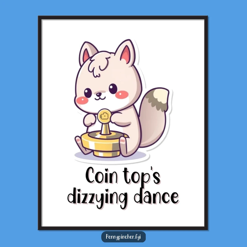 Funny Spinning Animal Digital Art: Instant Playful Humor, Perfect Download!
