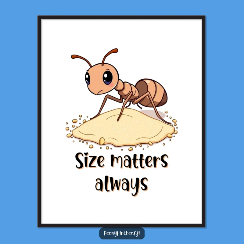 Funny Ant Digital Art: Sorting Sand Art, Instant Funny Gift!