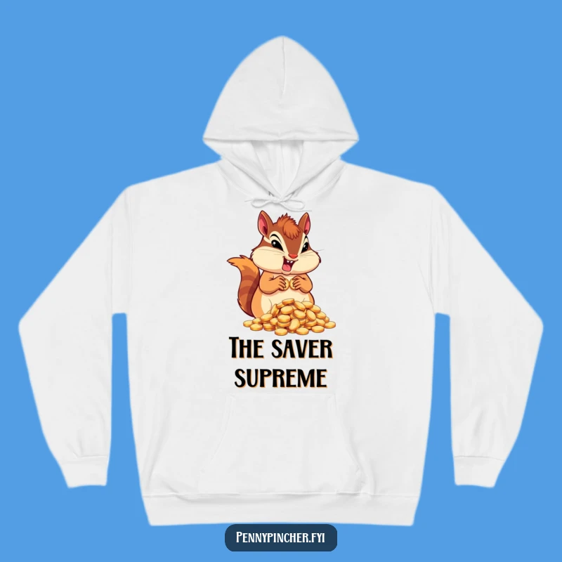 Funny Chipmunk Hoarder Hoodie: Cozy Determined Character Sweatshirt for a Hilarious Gift