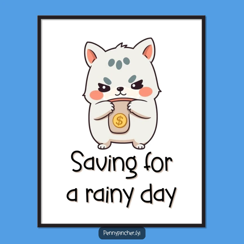 Funny Free Printable Wall Art: Determined Saving Animal Art, Humorous Downloadable Decor