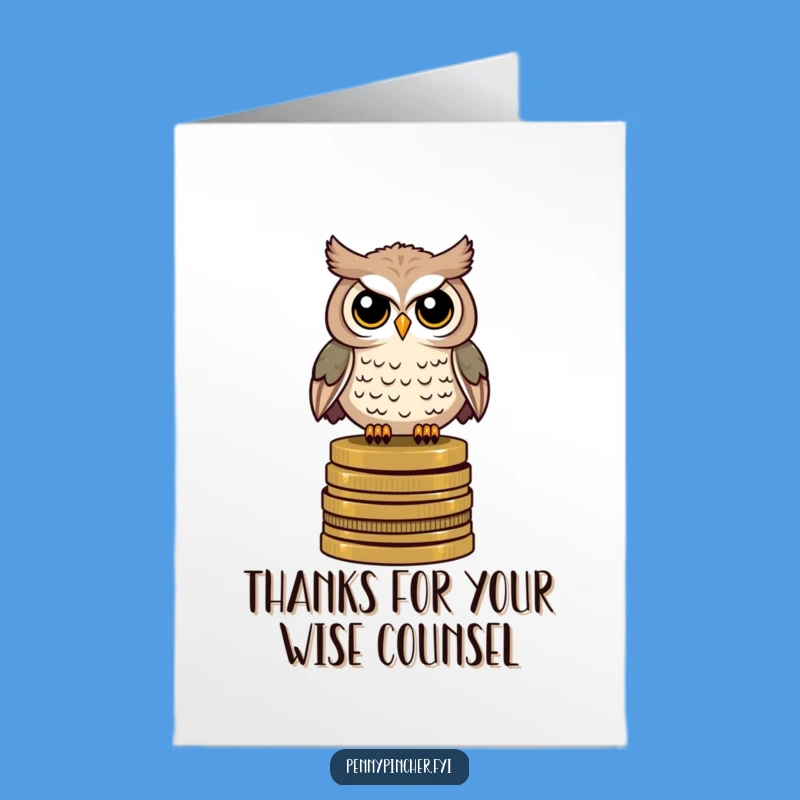 Free Printable Thank You Card: Owl's Valued Thanks - Elegant Downloadable Note