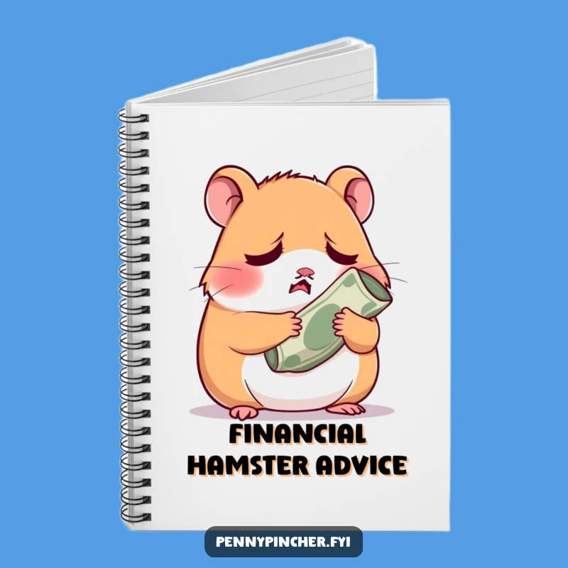 Funny Worried Hamster Notebook: Jot Down Your Worries (and Ideas)