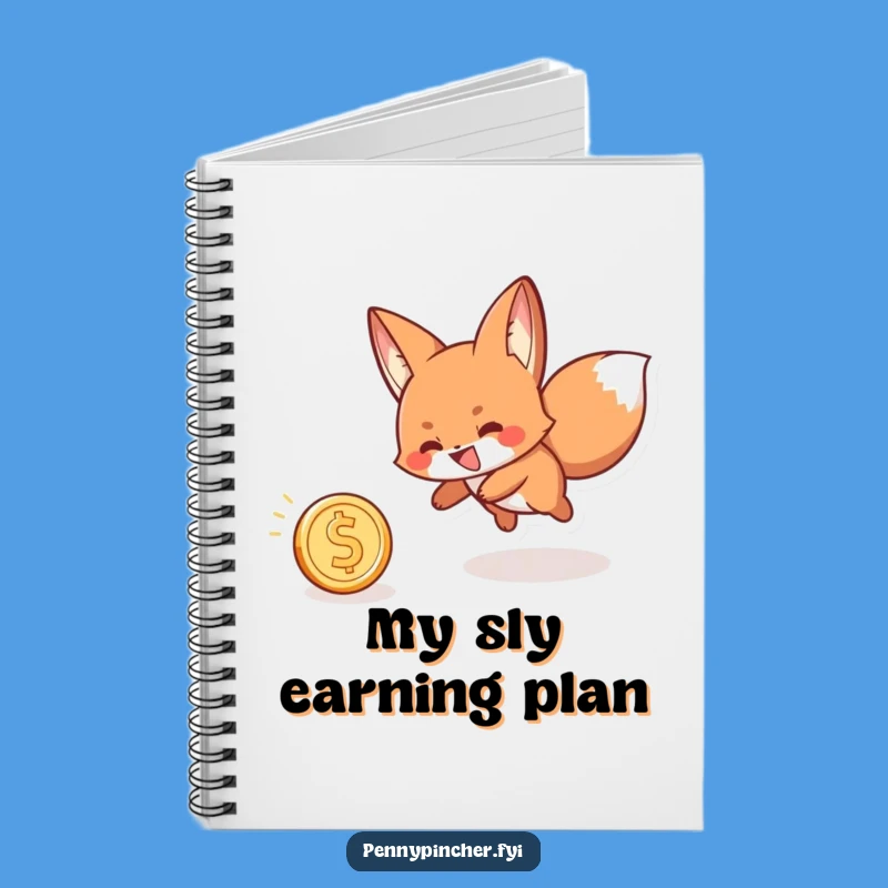 Funny Fox Pursuit Notebook: Hilarious Journal for Playful Plans
