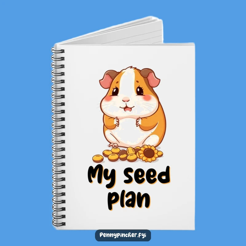 Funny Guinea Pig Planner Notebook - Perfect for Organized Thoughts & Gifts