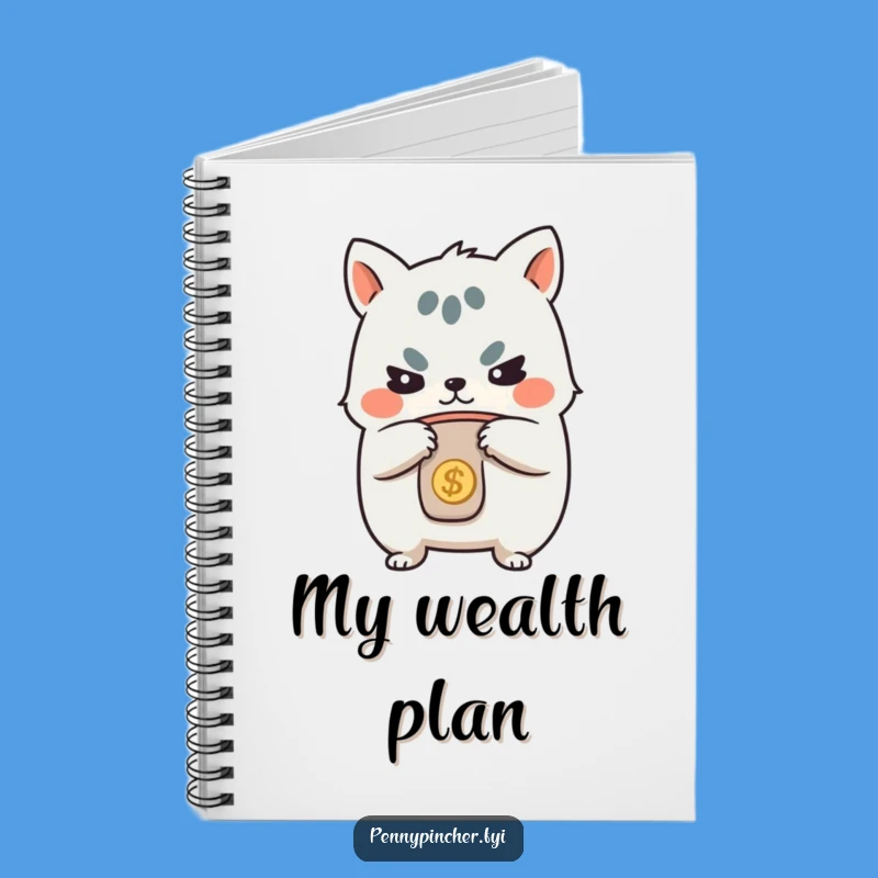 Funny Determined Animal Notebook - Jot Down Savings with Humor!