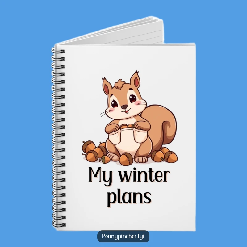 Funny Squirrel Notebook: Hoarding Acorns for All Your Ideas