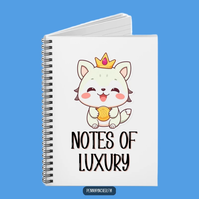 Funny Animal Notebook: Beaming Coin Jewelry Journal for Stylish Notes