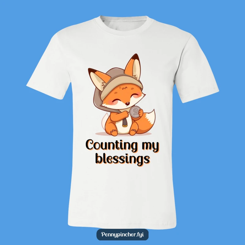 Funny Kawaii Fox T-Shirt, Resourceful Explorer Tee, Unique Humor Gift