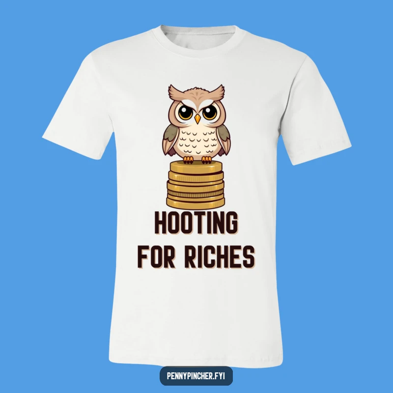 Funny Owl Treasure Tee: Hilarious Shirt for the Wise Accumulator
