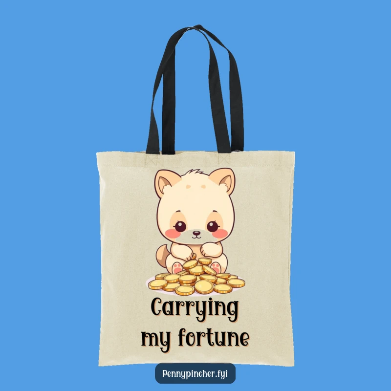Funny Counting Animal Tote Bag - Carry Your Calculations in Style!