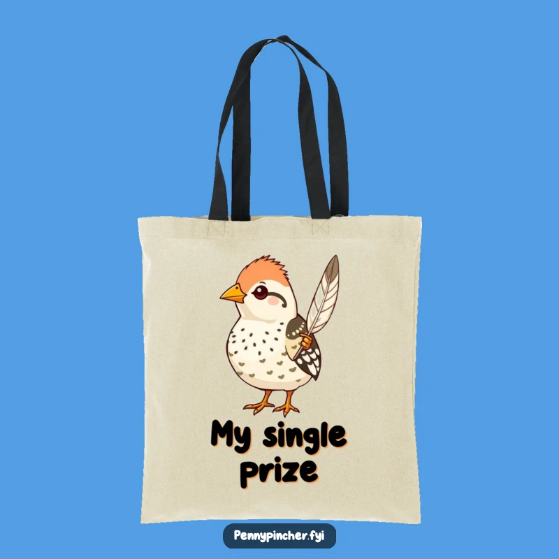 Funny Quail Feather Collector Tote Bag - Stylish & Hilarious Gift